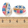 Printed Natural Shell Beads BSHE-G037-01I-3