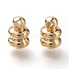 Brass Cord Ends KK-H759-44-G-1