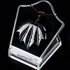Natural Dyed & Heated Black Agate Pendants Necklaces PW-WG25252-07-1