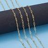 3.28 Feet Soldered Brass Paperclip Chains X-CHC-G005-06G-5