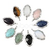 Natural & Synthetic Mixed Stone Faceted Pendants G-D102-02P-1
