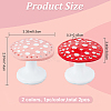 2Pcs 2 Colors Resin Earring Display Stands EDIS-CP0001-01-2