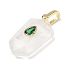 Natural Quartz Crystal Pendants GG-CBA5FCC-01G-08-2