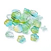 Electroplate Transparent Glass Beads EGLA-L027-D-2