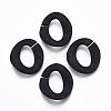 Spray Painted CCB Plastic Linking Rings CCB-R104-05B-01-1