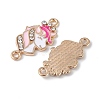 Alloy Enamel Connector Charms X-ENAM-I054-03B-2