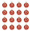 Golden Plated Alloy Enamel Charms ENAM-S118-03D-2