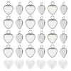 50Pcs 304 Stainless Steel Pendant Cabochon Settings STAS-UN0042-61-1