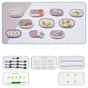 DIY Snap Hair Clips Decoration Crochet Kit SENE-PW0003-084B-1