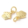 Eco-Friendly Rack Plating Brass Charms KK-R143-10G-2