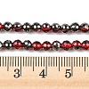 Electroplate Transparent Glass Beads EGLA-B013-02A-PL09-4