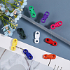 54Pcs 9 Colors Plastic Side Release Buckles KY-CA0001-51-4