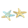 Ocean 304 Stainless Steel Enamel Pendants X-STAS-T076-08B-03G-2