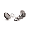 Non-Tarnish 316 Stainless Steel Clip-on Earring Findings X-STAS-I187-02C-P-3