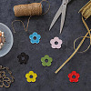 20Pcs Handmade Lampwork European Beads LAMP-GO0001-09-5