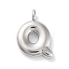 Rack Plating Brass Balloon Letter Pendants LS-KK-C050-01P-Q-1
