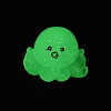 Luminous Resin Octopus Display Decoration RESI-WH0038-09C-1