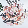 140Pcs 7 Colors Resin Buttons BUTT-GF0004-06-6