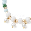 Adjustable Glass Pearl Beaded Bracelets BJEW-JB13040-2