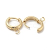 201 Stainless Steel Huggie Hoop Earring Findings STAS-P283-01X-G-2