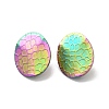 Ion Plating(IP) 304 Stainless Steel Stud Earrings Findings STAS-B041-05MC-2