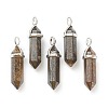 Natural Bronzite Pointed Pendants G-M378-01P-A25-1