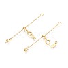 925 Sterling Silver Cable Chain Extenders STER-T008-61G-2