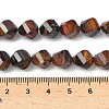 Natural Tiger Eye Beads Strands G-C267-B15-5