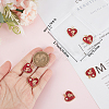 6Pcs Rack Plating Brass Micro Pave Cubic Zirconia Pendants KK-BBC0010-99-3