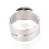 304 Stainless Steel Ring Base Findings STAS-N122-02A-P-3
