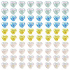 250Pcs 5 Colors Transparent Acrylic Beads TACR-TA0001-82-2
