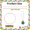 200Pcs Polyester Cord Tag Chains FIND-CP0003-36A-2