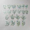 20Pcs Leaf PET Decorative Stickers DIY-WH20055-079C-1
