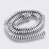 Electroplated Non-magnetic Synthetic Hematite Bead Strand G-E495-08B-2
