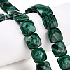 Synthetic Malachite Beads Strands G-T138-162-1