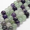 Natural Fluorite Bead Strands X-G-D840-56-8mm-AB-1