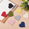 Gorgecraft 16Pcs 8 Colors PU Leather Bookmarks AJEW-GF0007-08-4