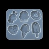 Ice Cream/Cake/Donut Pendant DIY Silicone Mold X1-DIY-K073-09C-4