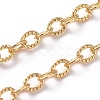 3.28 Feet Brass Textured Cable Chains X-CHC-G005-01G-4