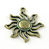 Sun Zinc Alloy Pendants X-PALLOY-R065-173-LF-1