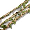 DIY Wreath Foliage Green Leaves Ribbon Decorative OCOR-M007-01C-4