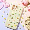 60Pcs 12 Styles Opaque Resin Cabochons RESI-CJ0004-14-5