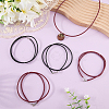 10Pcs 2 Colors Braided Leather Cords Necklace Making NCOR-CL0001-03A-4