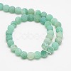Natural Weathered Agate Beads Strands G-G589-8mm-08-2