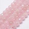 Natural Rose Quartz Beads Strands X-G-D840-21-8mm-1