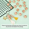 Natural Undyed Beech Beads WOOD-BT0001-04-23