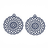 430 Stainless Steel Filigree Pendants X-STAS-T042-02A-2