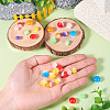 30Pcs 2 Styles Luminous Resin Mushroom Ornament RESI-TA0004-02C-7