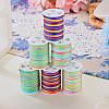 6Rolls 6 Styles Segment Dyed Polyester Thread NWIR-TA0001-47A-6