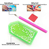 DIY Diamond Painting Hanging Woven Net/Web with Feather Pendant Kits DIY-I084-11-6
